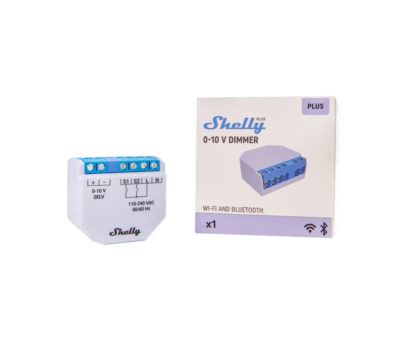 releu inteligent shelly plus 0-10v dimmer